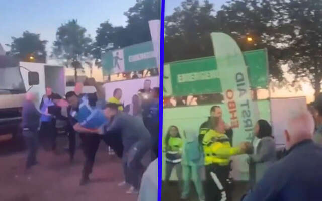 Politie bekogeld en mishandeld tijdens chaotische knokpartij op kermis Hoogland