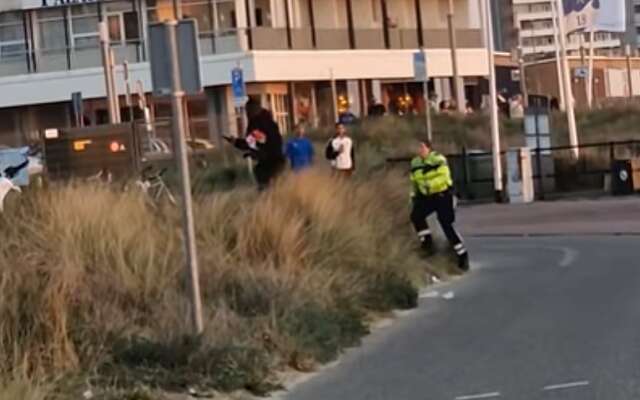 Agente heeft geen zin om te sprinten en schakelt voortvluchtige uit met stroomstoot