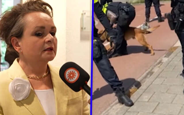 Radboud-studente verminkt door politiehond tijdens protest, video veroorzaakt schokgolf