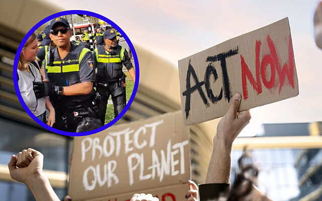 XR-activiste doet aangifte na 'borstduw' door agent, maar OM ziet geen zaak