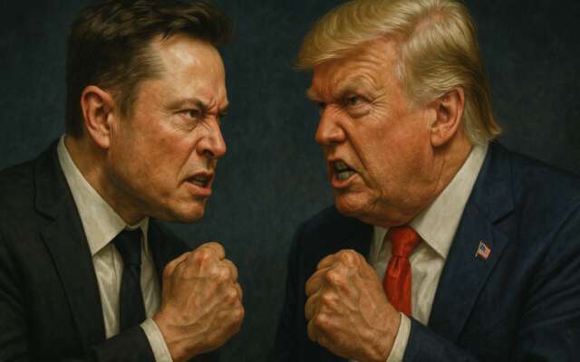 Ruzie tussen Trump en Musk kost Tesla 100 miljard aan beurswaarde