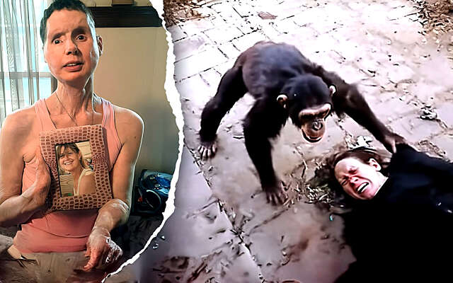 Vrouw wiens gezicht werd afgerukt door chimpansee, deelt horrorverhaal: 'Dat geluid vergeet je nooit'
