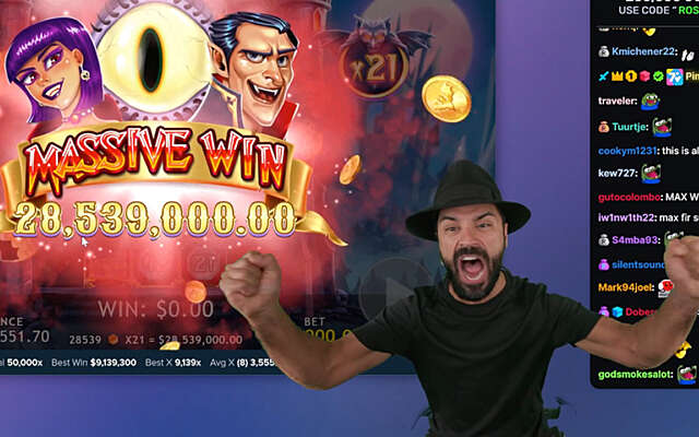 Bizar: Online gokker Roshtein wint 28 miljoen dollar met Drac's Stacks