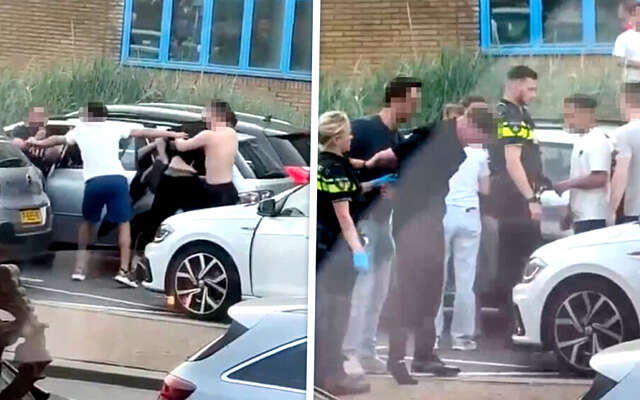 'Snuggere' tokkies gaan ordinair op de vuist NAAST politiebureau in Scheveningen