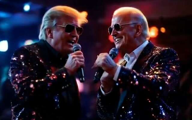 Zien: AI-video van Donald Trump en Joe Biden als beste vrienden gaat viraal