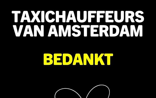 Zien: BIJ1 bedankt Amsterdamse taxichauffeurs die veelal betrokken waren bij de antisemitische klopjacht