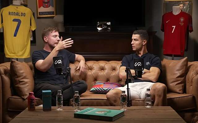 Cristiano Ronaldo maakt YouTube-video met MrBeast 'om het internet te breken'