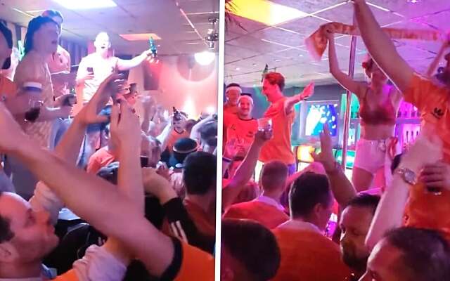Stripclubs op de Reeperbahn draaien overuren dankzij feestende oranjefans